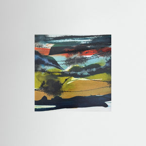 "Storm over Glencoe" - fine art print from original abstract painting - Cairngorm Artists