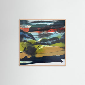 "Storm over Glencoe" - Fine art print from original abstract painting - Cairngorm Artists