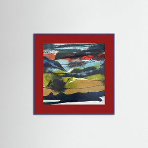 "Storm over Glencoe" - Fine art print from original abstract painting - Cairngorm Artists