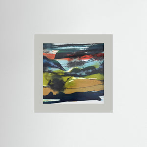 "Storm over Glencoe" - Fine art print from original abstract painting - Cairngorm Artists