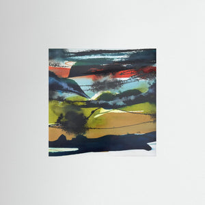 "Storm over Glencoe" - Fine art print from original abstract painting - Cairngorm Artists
