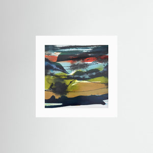 "Storm over Glencoe" - Fine art print from original abstract painting - Cairngorm Artists