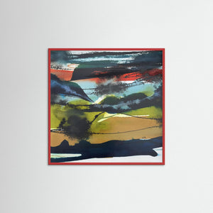 "Storm over Glencoe" - Fine art print from original abstract painting - Cairngorm Artists