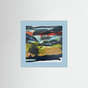 "Storm over Glencoe" - Fine art print from original abstract painting - Cairngorm Artists