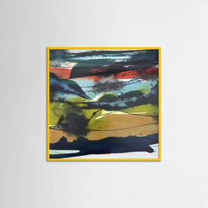 "Storm over Glencoe" - Fine art print from original abstract painting - Cairngorm Artists
