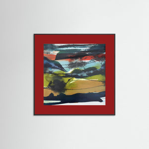 "Storm over Glencoe" - Fine art print from original abstract painting - Cairngorm Artists