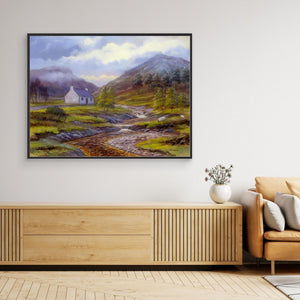 Summer Croft - canvas print from original artwork - Cairngorm Artists