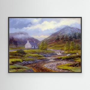 Summer Croft - canvas print from original artwork - Cairngorm Artists