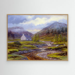 Summer Croft - canvas print from original artwork - Cairngorm Artists
