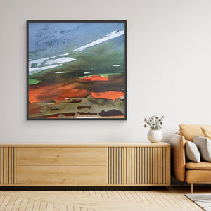 Sunset over Arisaig - canvas print from original artwork - Cairngorm Artists