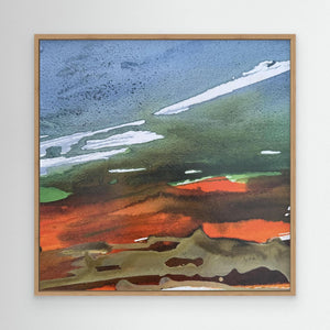Sunset over Arisaig - canvas print from original artwork - Cairngorm Artists