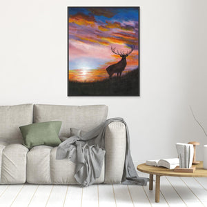 The Monarch - canvas print from original artwork - Cairngorm Artists