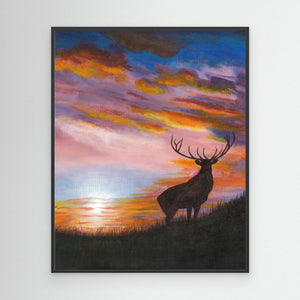 The Monarch - canvas print from original artwork - Cairngorm Artists