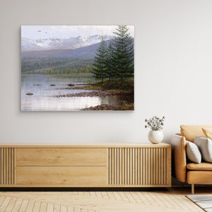 The Northern Corries - canvas print from original artwork - Cairngorm Artists