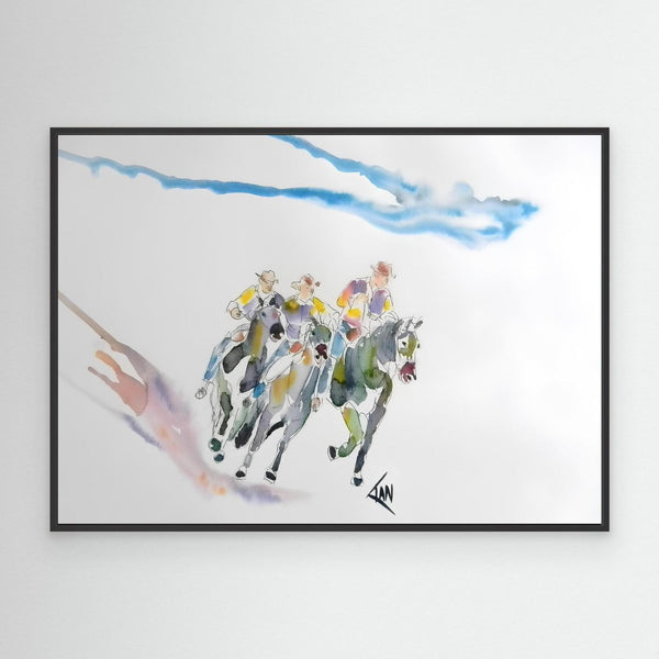 The Posse — canvas print from original artwork - Cairngorm Artists