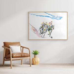 The Posse — canvas print from original artwork - Cairngorm Artists