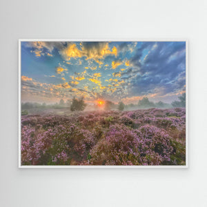 Tulloch Moor Sunrise - canvas print from original photograph - Cairngorm Artists