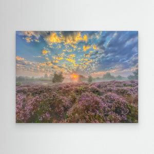Tulloch Moor Sunrise - canvas print from original photograph - Cairngorm Artists