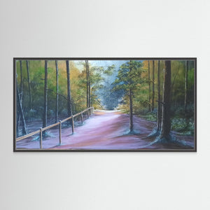 Walk with Pops - canvas print from original artwork - Cairngorm Artists