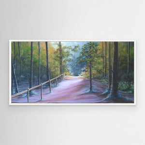 Walk with Pops - canvas print from original artwork - Cairngorm Artists