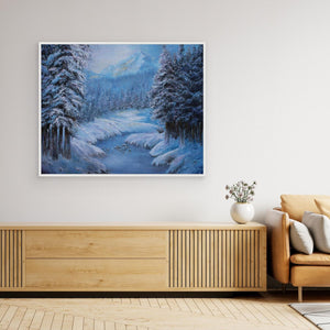 Winter Whisper - canvas print from original artwork - Cairngorm Artists